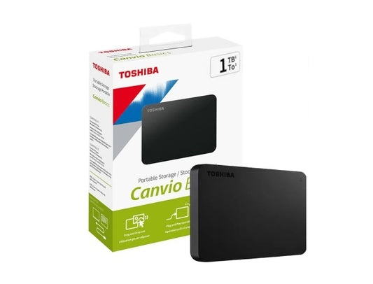 Disco Duro Externo Toshiba Canvio Basics 1TB USB 3.2 Portátil