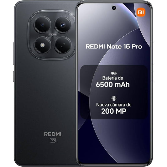 Xiaomi Redmi Note 15 Pro 5G 12GB 512GB negro