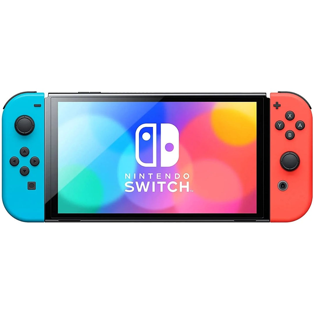 Nintendo Switch OLED Neon Azul y Rojo 7 pulgadas 64GB | Technica UY