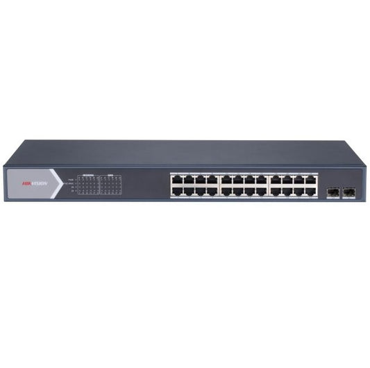 Switch PoE Hikvision 24 Puertos Gigabit 370W Smart DS-3E1526P-SI