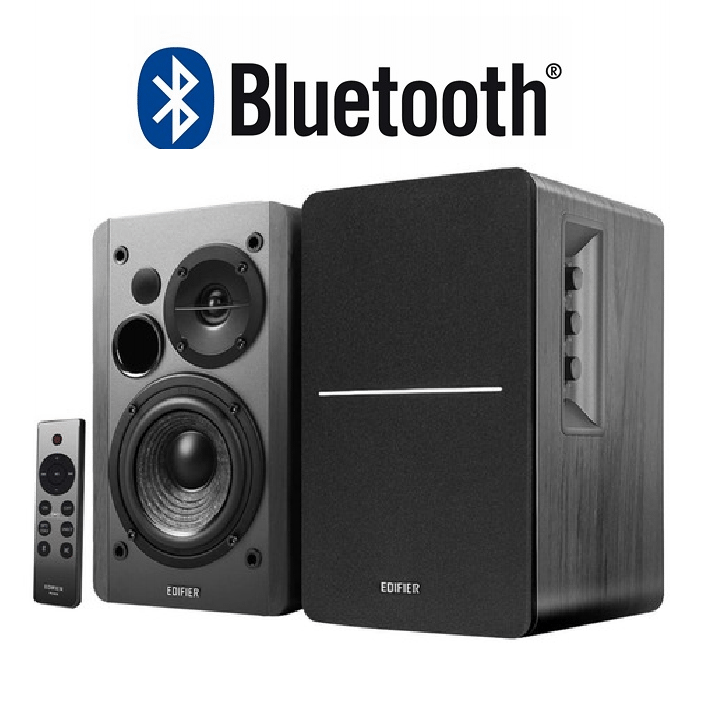Parlantes 2.0 Edifier R1280DBs 42W Bluetooth Negros