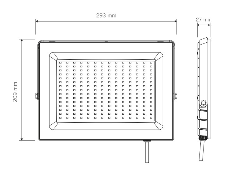 Foco LED 150W IP65 Luz Fría 12000lm para Exteriores | Vivion