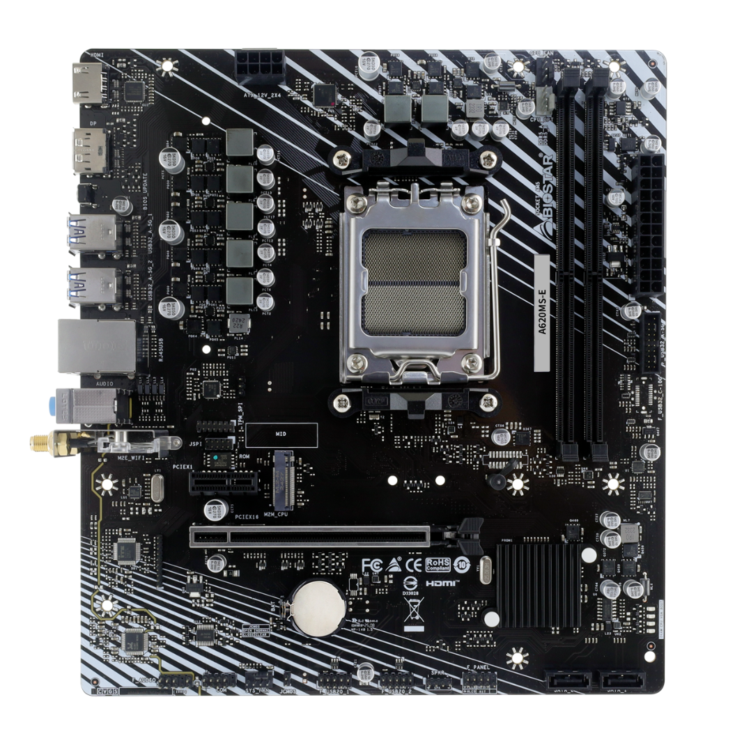 Motherboard BioStar A620M-E AM5 DDR5 Micro-ATX