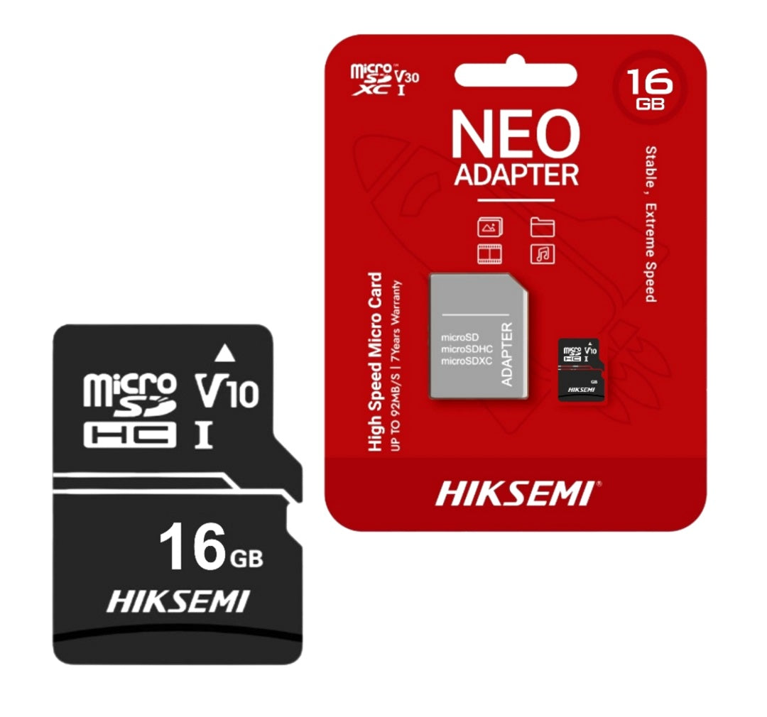 Memoria MicroSD Hiksemi HS-TF-NEO 16GB Clase 10