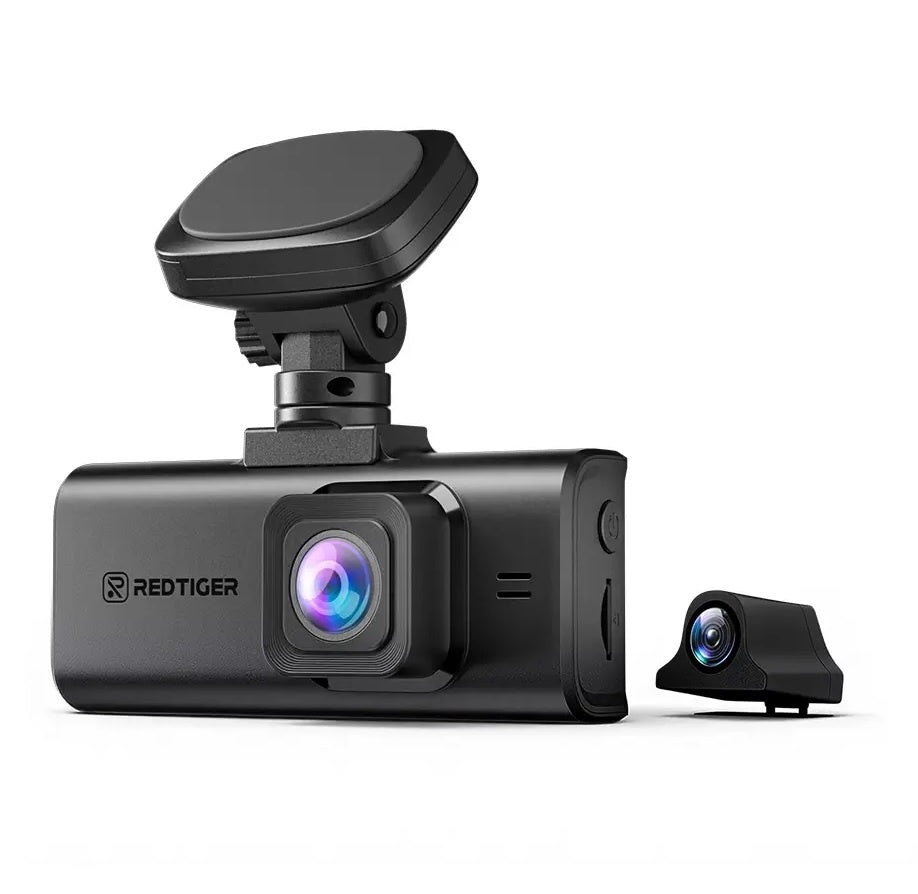Dashcam Redtiger F17 Elite 4K Triple con GPS y Wi-Fi para Auto