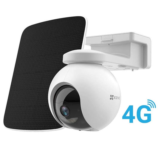 Cámara Ezviz EB8 Pro 4K 8MP Dual 4G Wi-Fi 6 Solar Kit