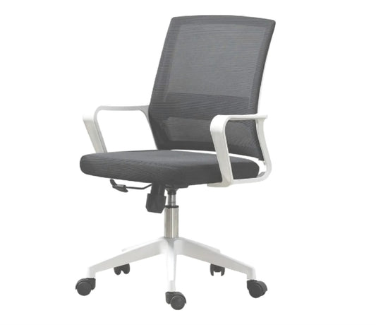 Silla de Oficina Ryan Ergonómica Gris/Blanco
