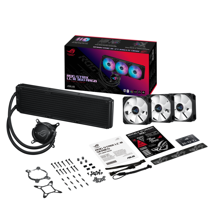 Cooler Líquido Asus ROG Strix LC III 360 ARGB para CPU | Technica UY
