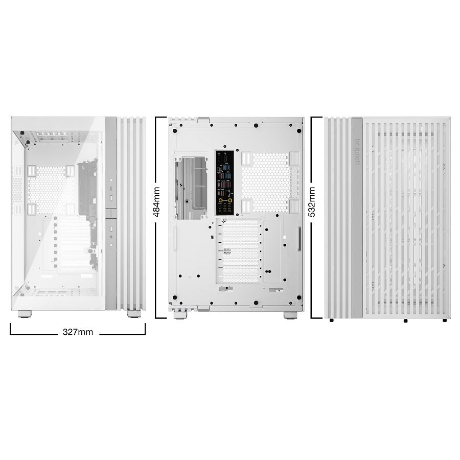 Gabinete be quiet! Light Base 900 DX ATX ARGB Blanco con vidrio