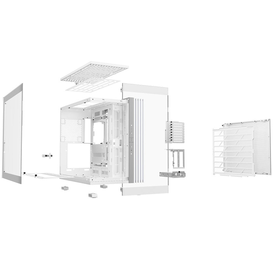 Gabinete be quiet! Light Base 900 DX ATX ARGB Blanco con vidrio