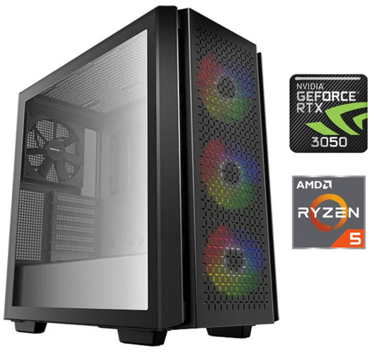Equipo Gamer Ryzen 5 5500, 16GB, 500GB, RTX 3050 6GB