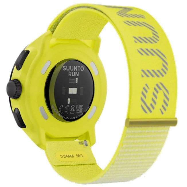 Reloj Smartwatch Suunto Run textil amarillo