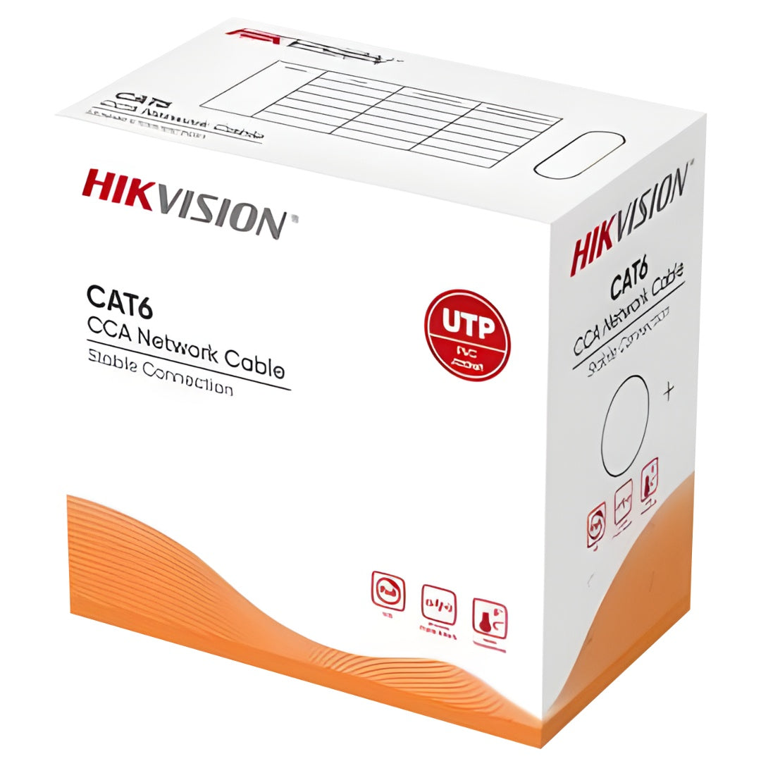 Cable UTP Cat6 Hikvision 305m Gris CCA Interior
