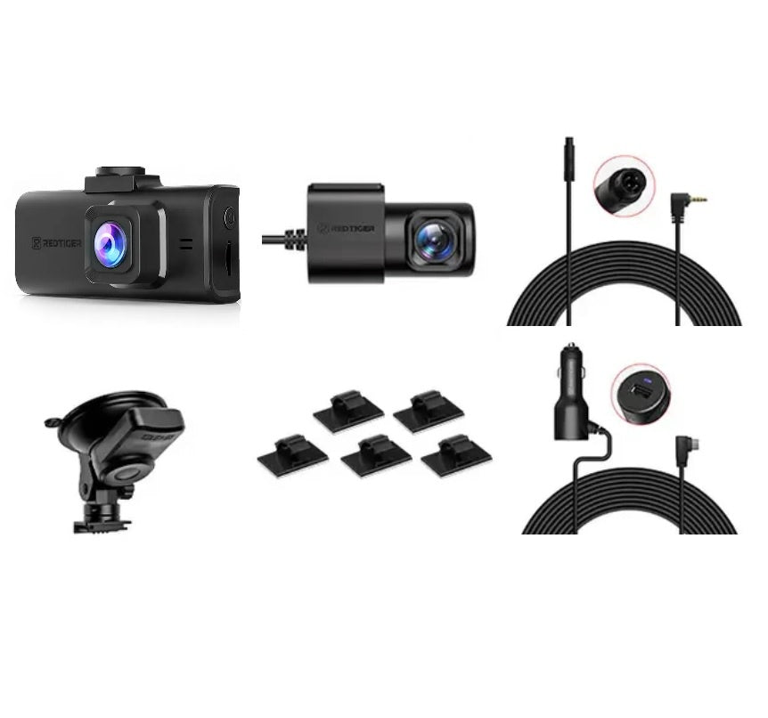 Dashcam Redtiger F7N 4K Doble Canal con GPS y Pantalla Táctil