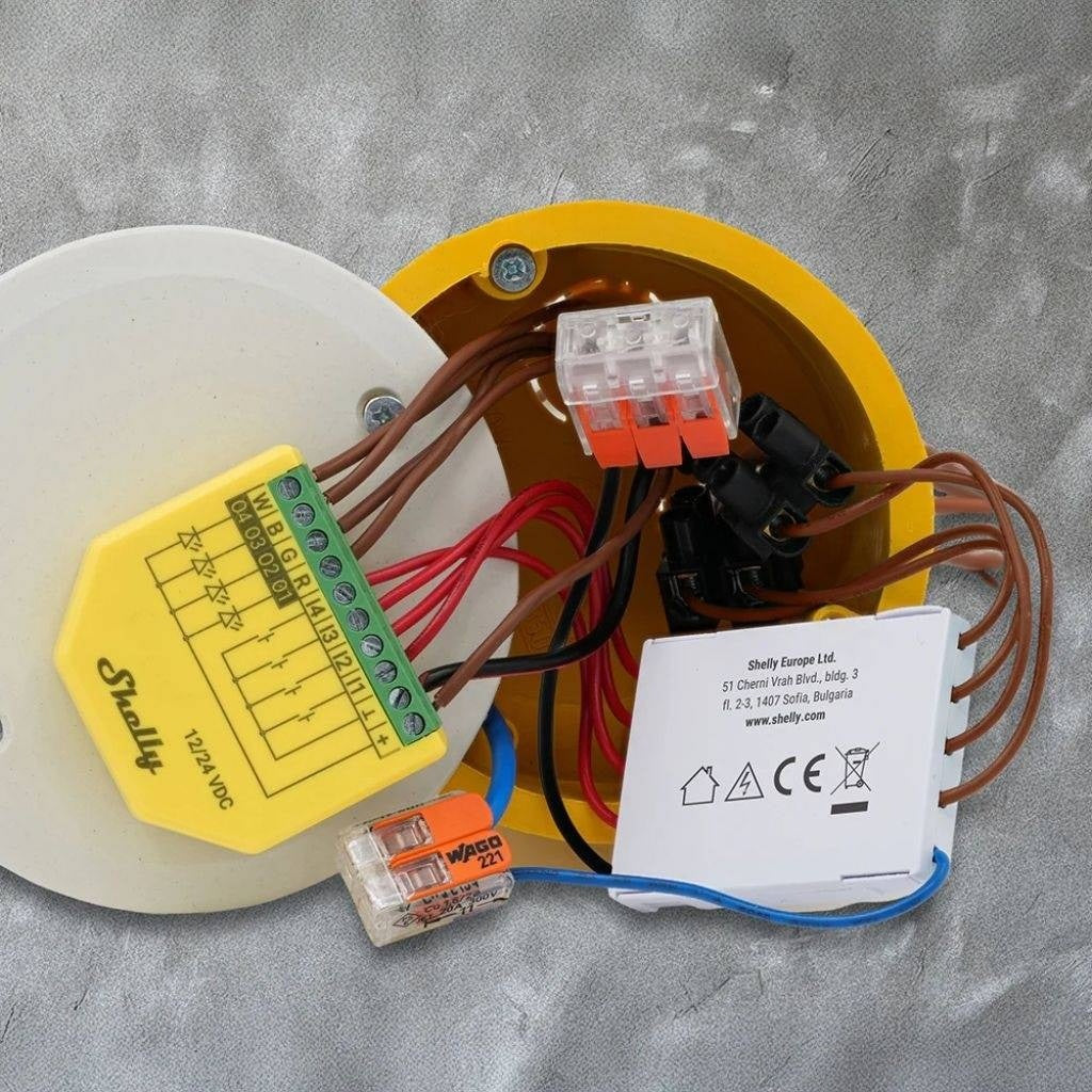 Desacoplador Shelly 4 Canales 230V para Smart Home Uruguay