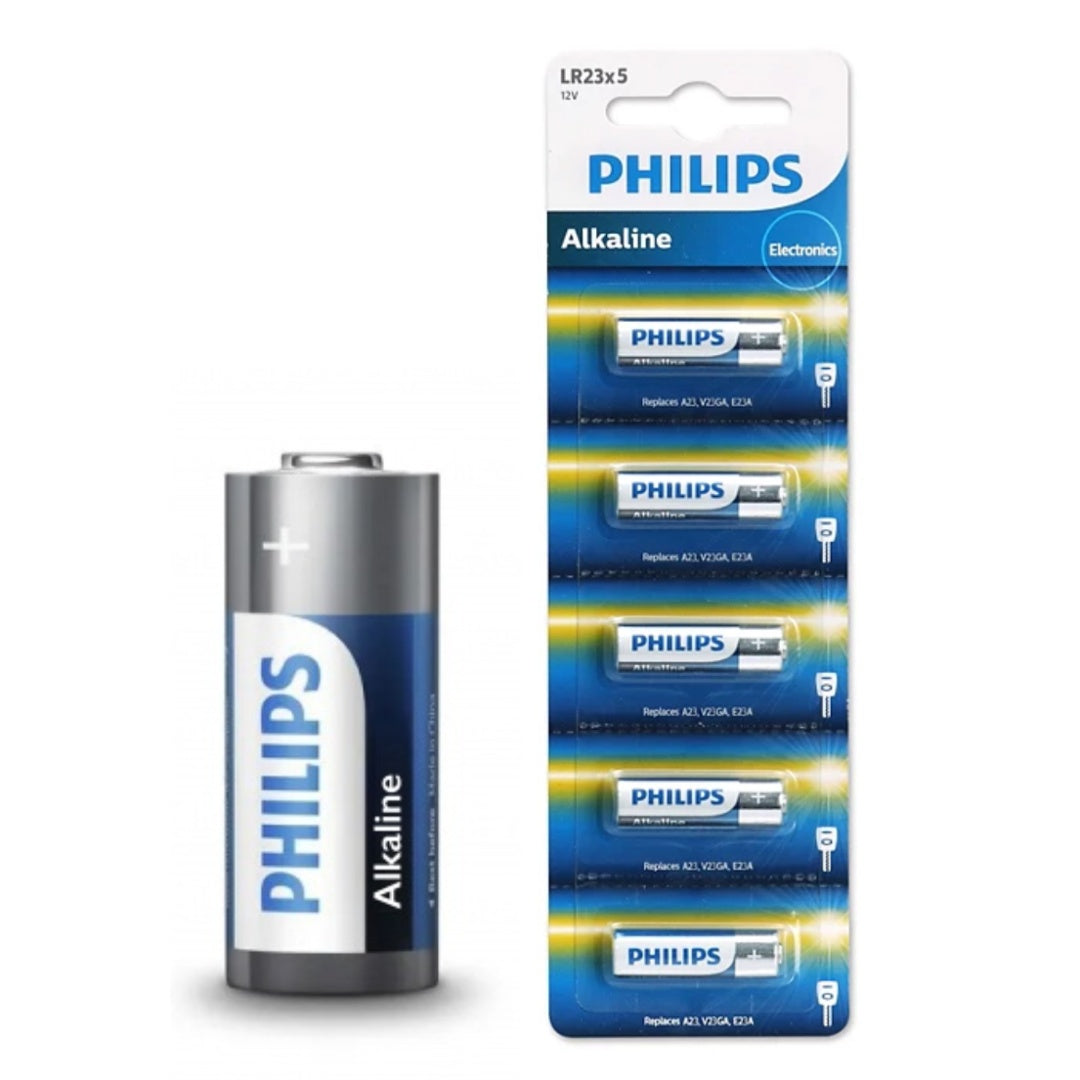 Pila Alcalina Philips LR23 12V Blister x 5 unidades