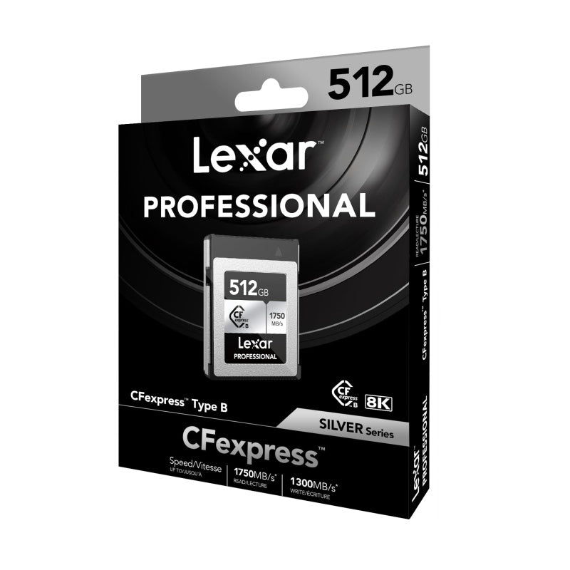 Memoria CFexpress Tipo B Lexar Pro Silver 512GB 1750 MB/s