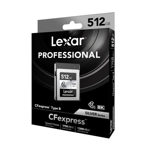 Memoria CFexpress Tipo B Lexar Pro Silver 512GB 1750 MB/s