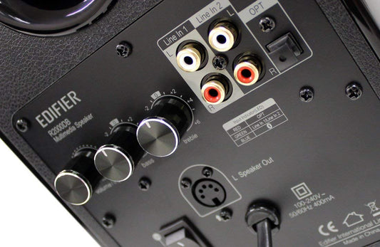 Parlantes Edifier R2000DB Bluetooth 120W RMS Marrón con Control Remoto