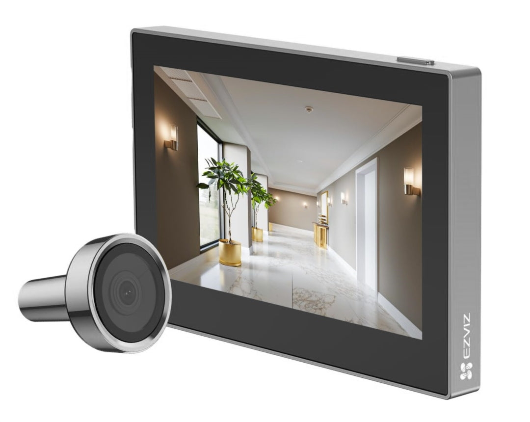 Mirilla Inteligente Ezviz HP2 2MP Pantalla 4.3 Silver