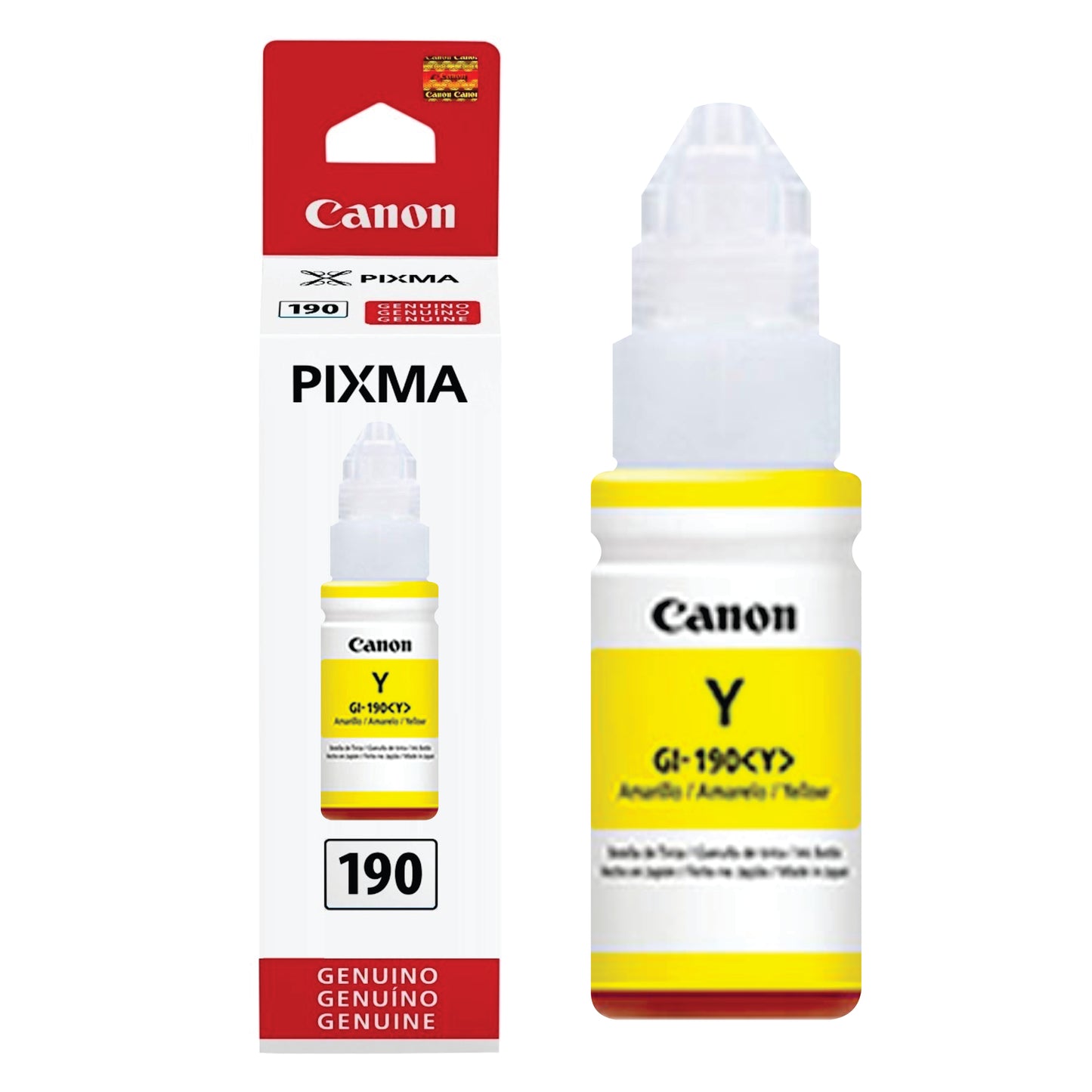 Botella Tinta Canon Gl-190 Amarilla