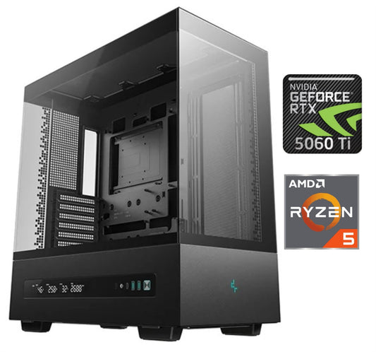 PC Gamer Ryzen 5 8400F RTX 5060Ti 8GB 16GB RAM 1TB NVMe Uruguay