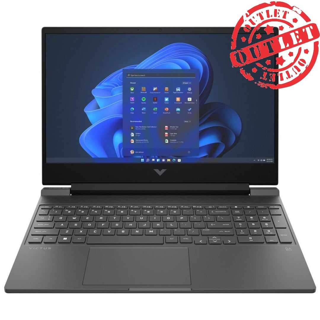 Notebook Gamer HP Ryzen 5 4.6Ghz, 8GB, 512GB SSD, 15.6'' FHD, RTX 2050 4GB  (con detalles)