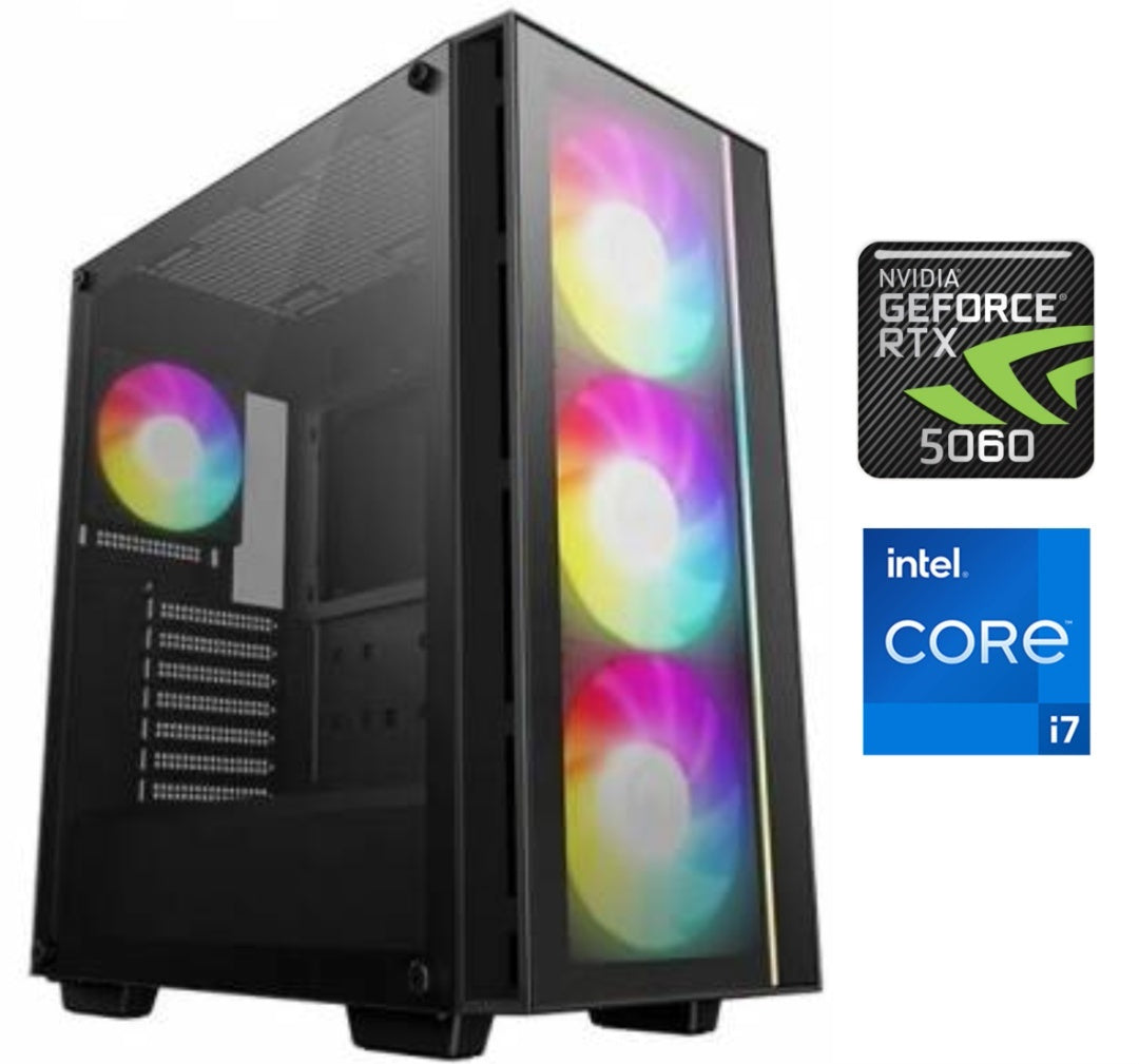 PC Gamer Core i7 12700F RTX 5060 8GB 16GB DDR5 1TB NVMe Uruguay