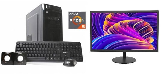 Combo PC AMD Ryzen 5 8500G 16GB DDR5 + Monitor Hikvision 18.5 pulgadas