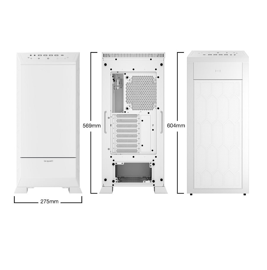 Gabinete be quiet! Dark Base Pro 901 ATX Blanco - Modular y Silencioso