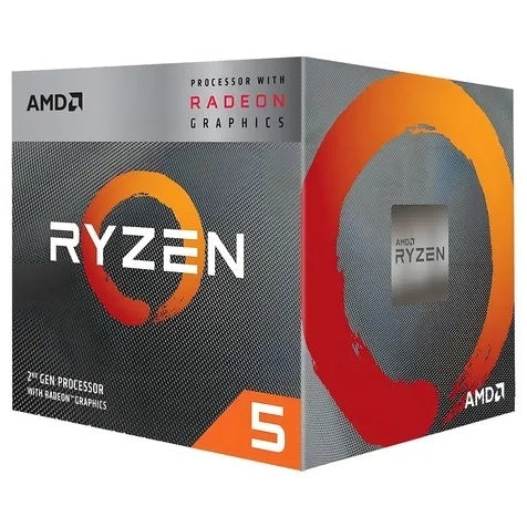 Procesador AMD Ryzen 5 3400G Box 4.2 GHz AM4 con Radeon Vega 11