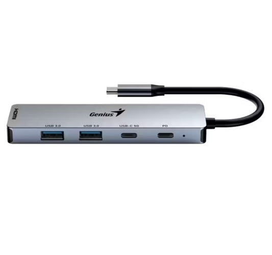 Hub Genius USB-C a USB-A, USB-C y HDMI