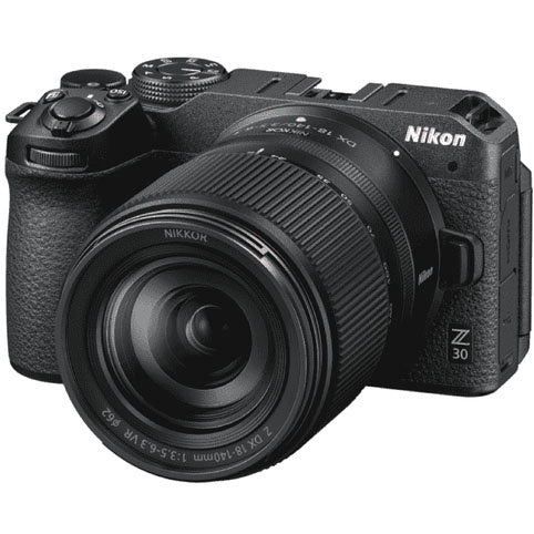 Cámara Mirrorless Nikon Z30 21.5MP 4K con Lente 18-140mm