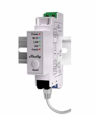 Medidor monofasico Shelly Pro EM-50 PM Wi-fi DIN