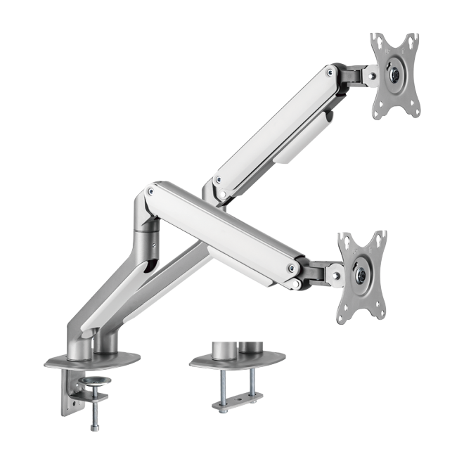 Soporte de escritorio Brateck para dos monitores 17"-32"
