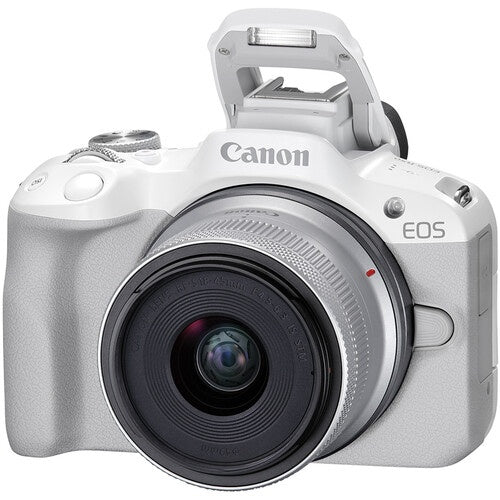 Cámara Mirrorless Canon EOS R50 18-45mm Blanca 25.5 MP 4K
