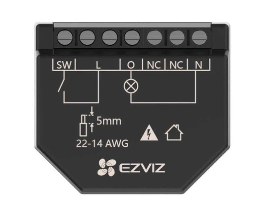 Interruptor Relé Inteligente Ezviz T36 Wi-Fi 2 Canales