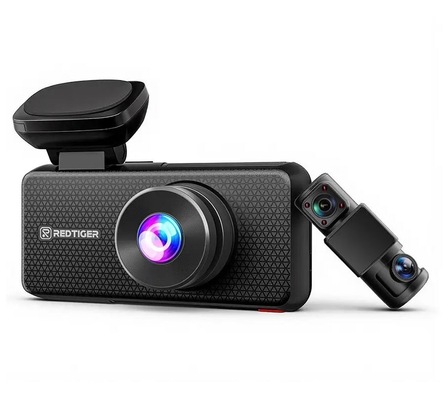 Dashcam Redtiger F17 PLUS 2.7K Quad Canal GPS WiFi para Auto