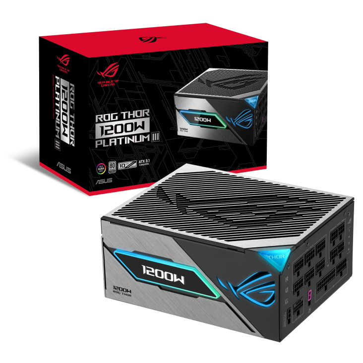 Fuente Asus ROG Thor 1200W 80 Plus Platinum ATX 3.1 Gaming
