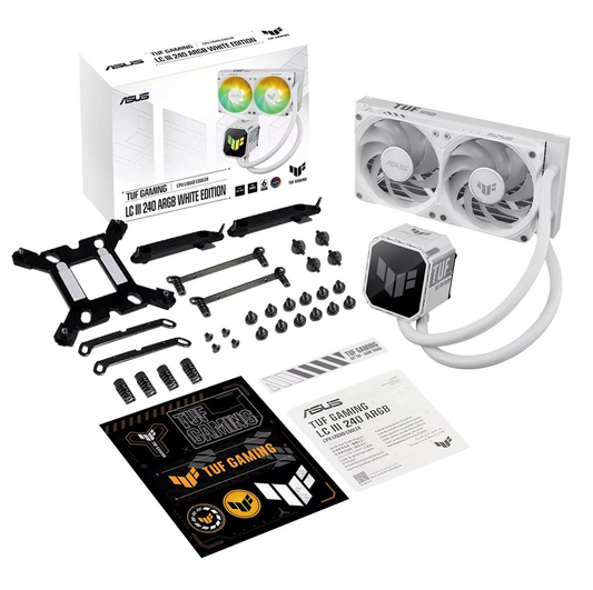 Cooler Líquido ASUS TUF Gaming LC III 360 ARGB LCD Blanco