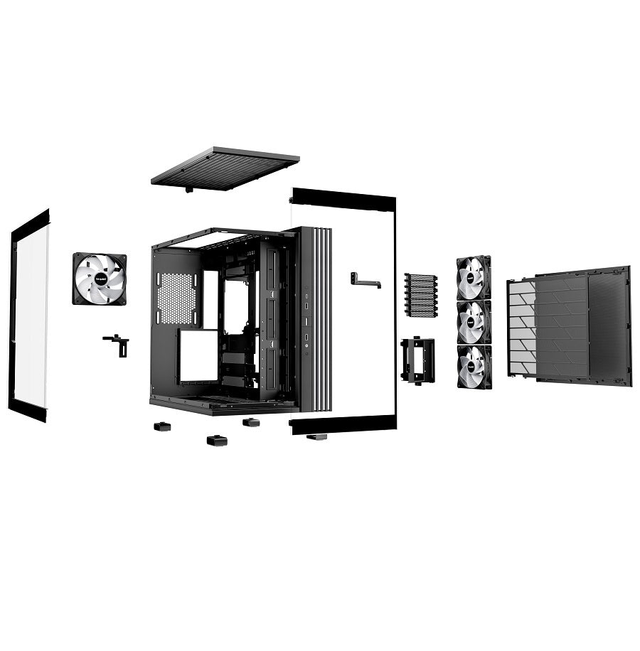 Gabinete be quiet! Light Base 600 LX ATX ARGB Negro con Cristal