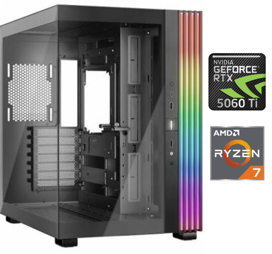 Equipo Gamer Ryzen 7 9800X3D, 32GB, 1TB, RTX 5060Ti 8GB
