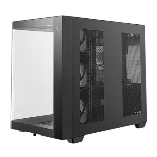 Gabinete DeepCool CG530U 4F Blanco ATX con 4 Ventiladores ARGB