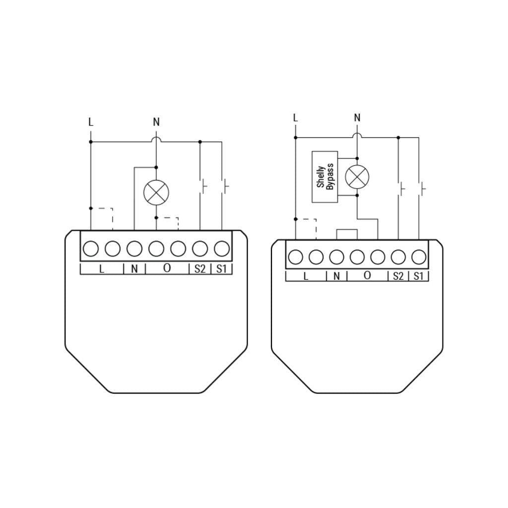 Shelly Dimmer Gen4 Wi-Fi Bluetooth Zigbee Matter - Control Inteligente