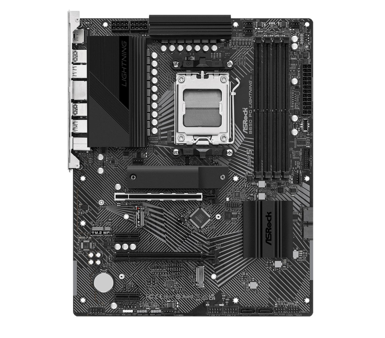 Motherboard ASRock B650 PG Lightning AM5 DDR5 ATX para Ryzen