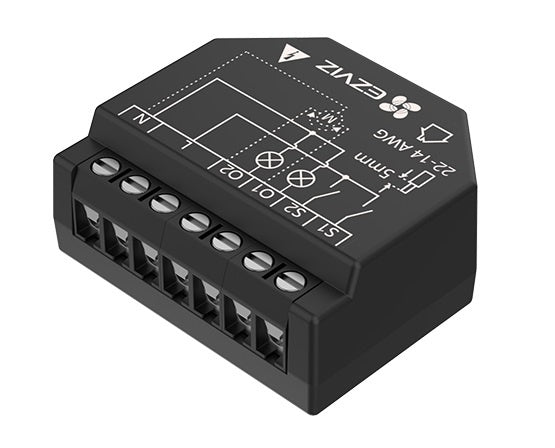 Interruptor Relé Inteligente Ezviz T36 Wi-Fi 2 Canales