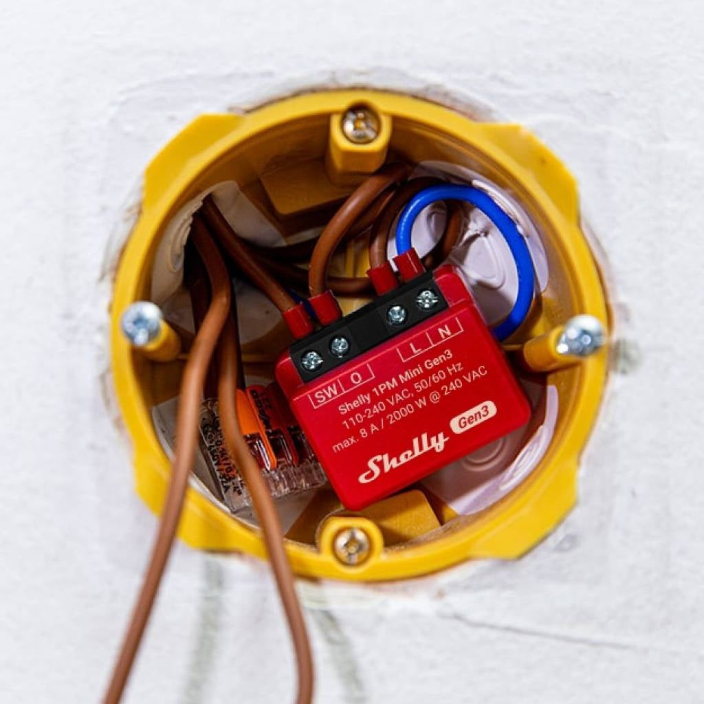 Rele Shelly Mini 1PM GEN3 Wi-fi