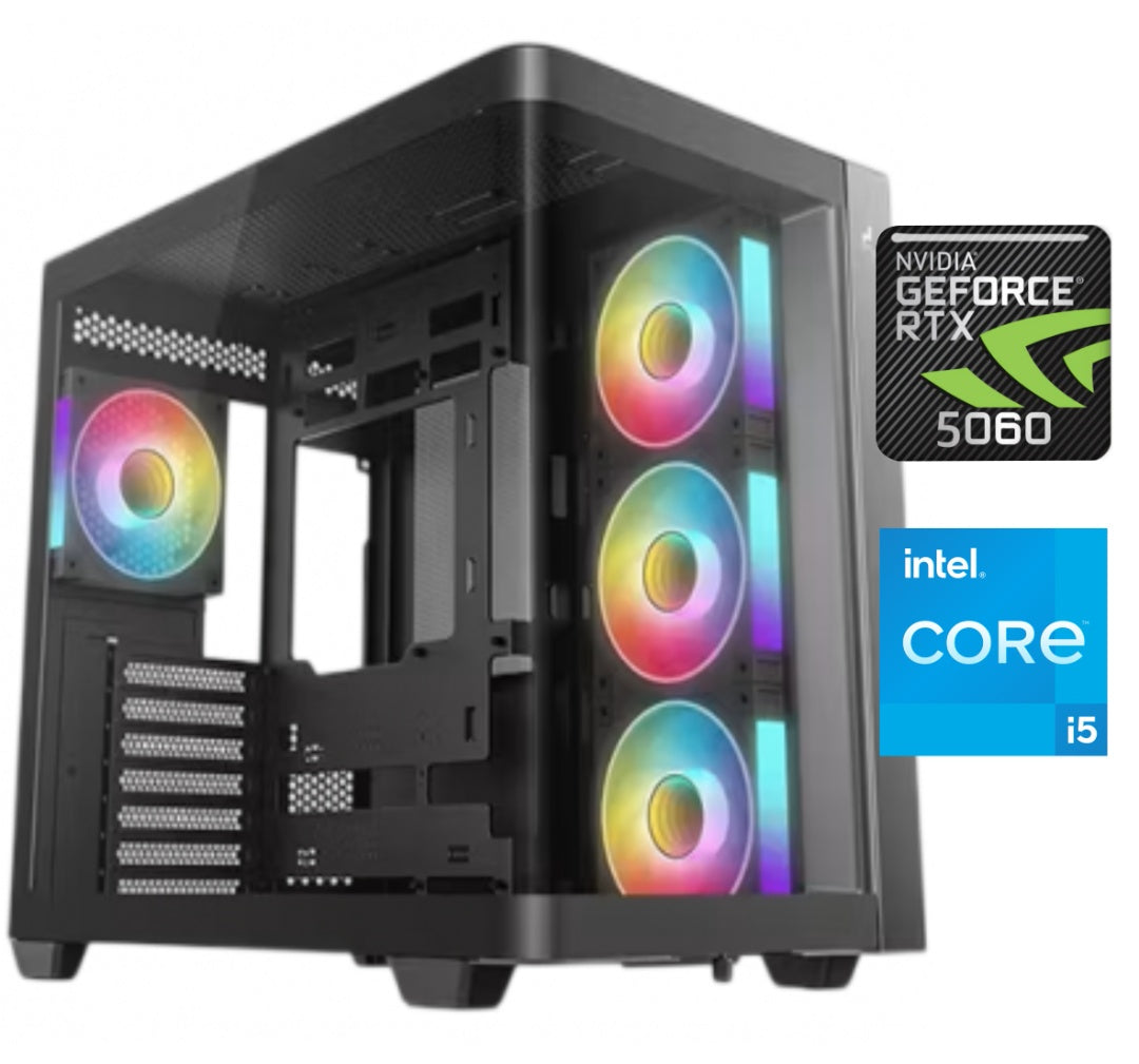 PC Gamer Core i5 14400F RTX 5060 8GB 16GB DDR5 1TB NVMe