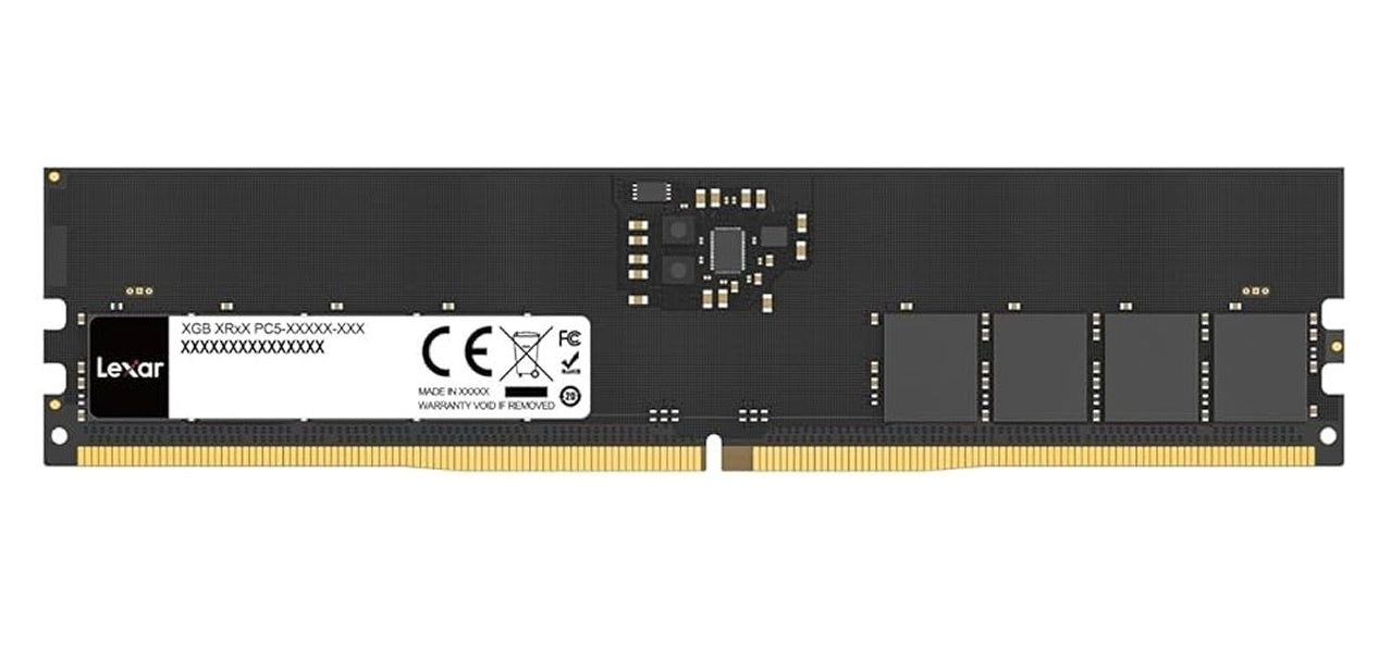 Memoria RAM DDR5 Lexar 16GB 5600MHz UDIMM para PC