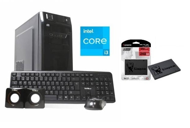 Combo PC Core i3 14100 + 16GB RAM + SSD Kingston 240GB